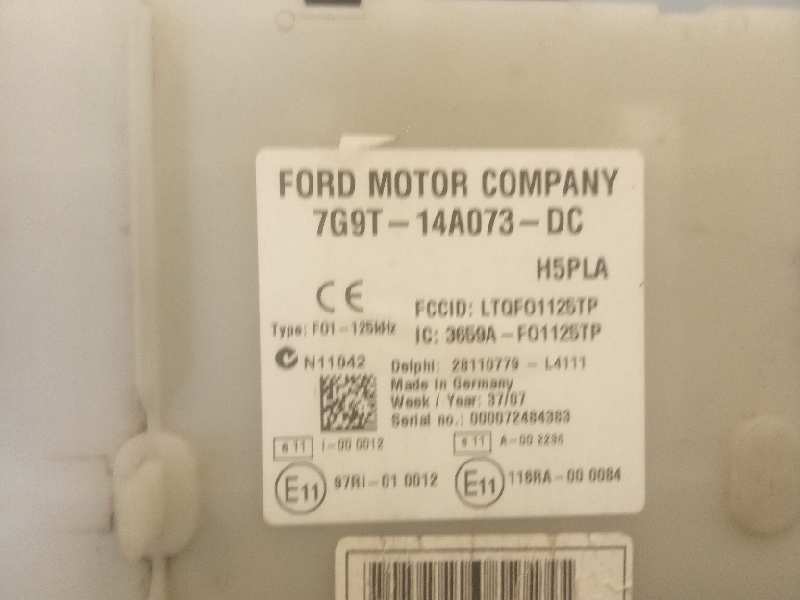 FORD Mondeo 4 generation (2007-2015) Saugiklių dėžė 7G9T14A073DC 20990433
