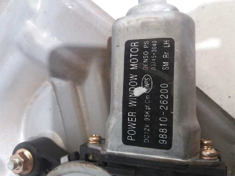 Elevalunas trasero izquierdo D4EA 82,5KW 9881026200 de Hyundai Santa fé i (sm) 2001-2006 113 CV con 1 km - pieza usada