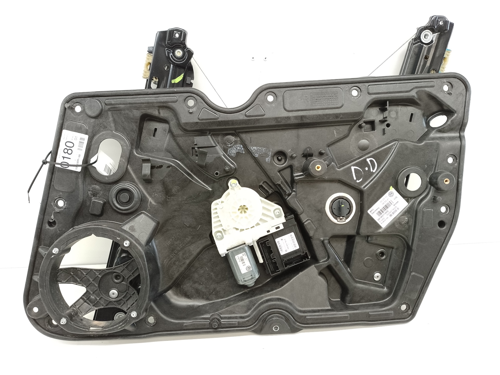 VOLKSWAGEN Golf Plus 2 generation (2009-2014) Front Right Door Window Regulator 5K1837730Q 25355458