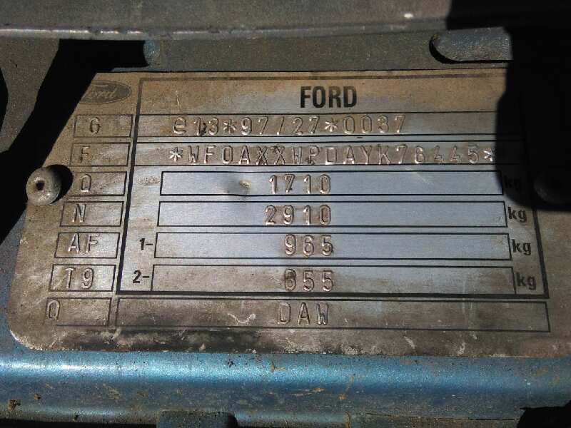 FORD Focus 1 generation (1998-2010) Rear Left Door Lock 4057988 18698670