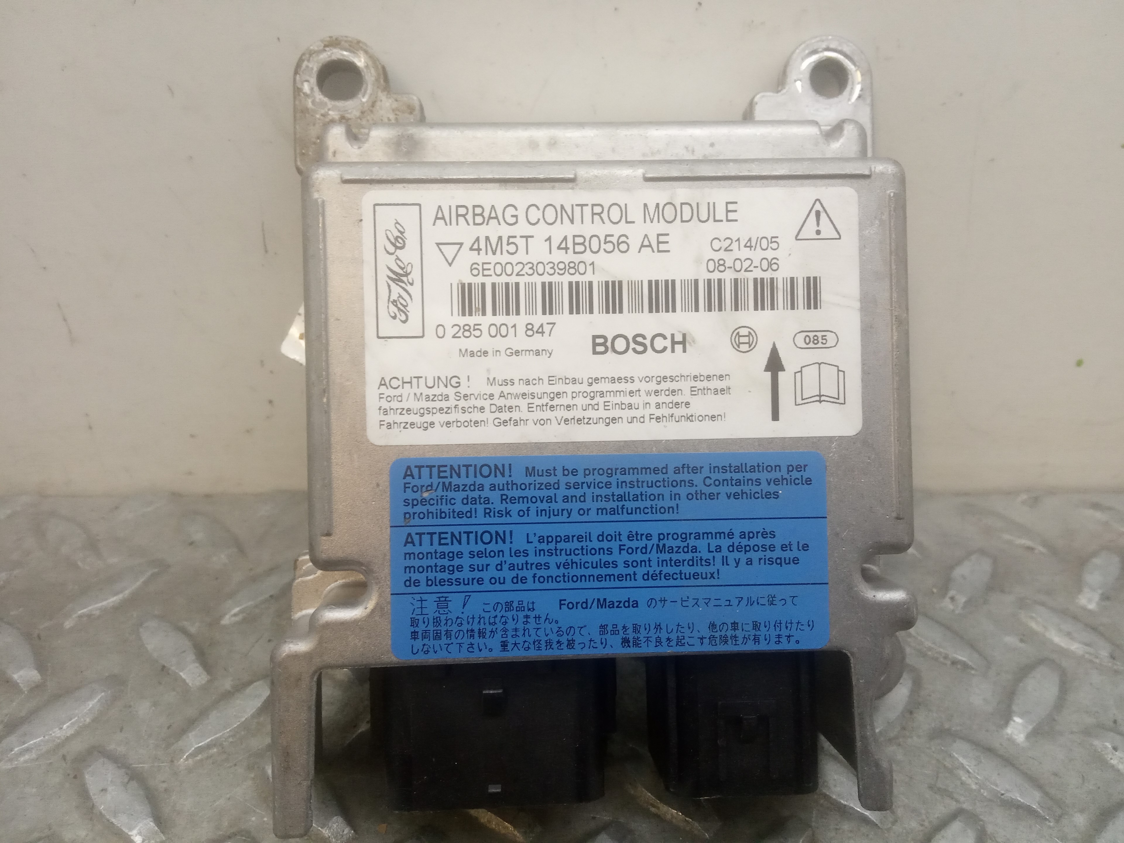 FORD C-Max 1 generation (2003-2010) SRS Control Unit 4M5T14B056AE,0285001847 23692594