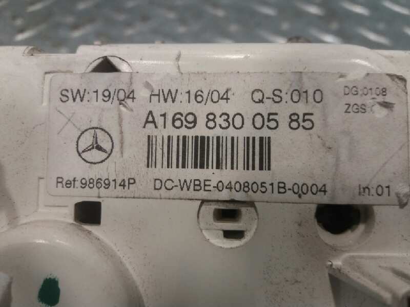 MERCEDES-BENZ A-Class W169 (2004-2012) Unitate de control al climei A1698300585 18694700