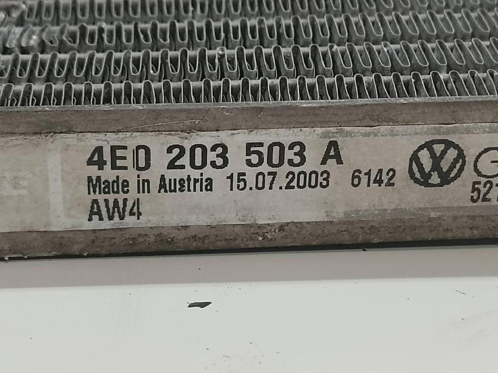 Radiador de caja cambios ASE 4E0203503A de Audi A8 d2 (4d2, 4d8) 2002-2010 275 CV con 1 km - pieza usada