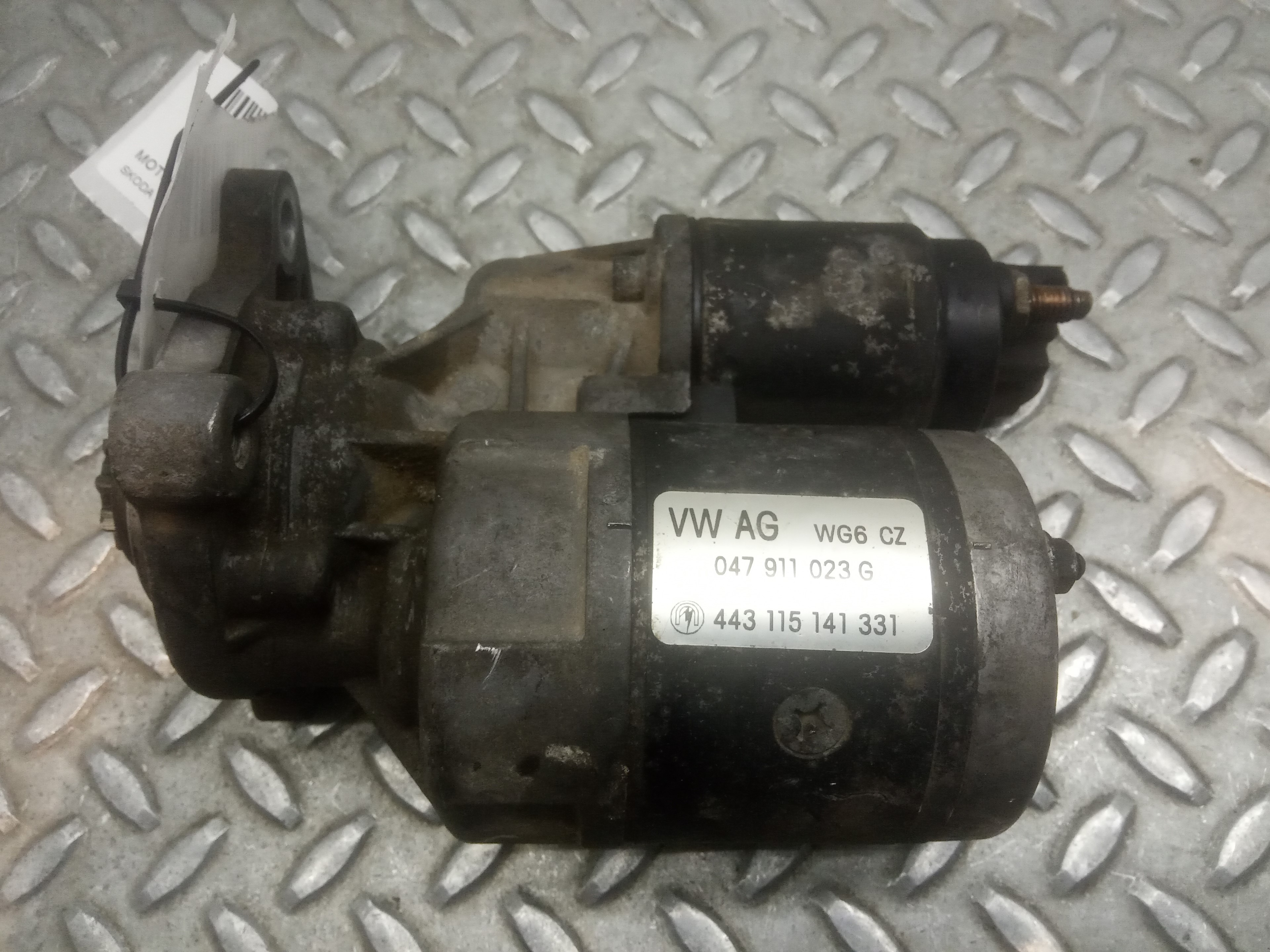 MAZDA Fabia 6Y (1999-2007) Starter auto 047911023G, 443115141331 23688575