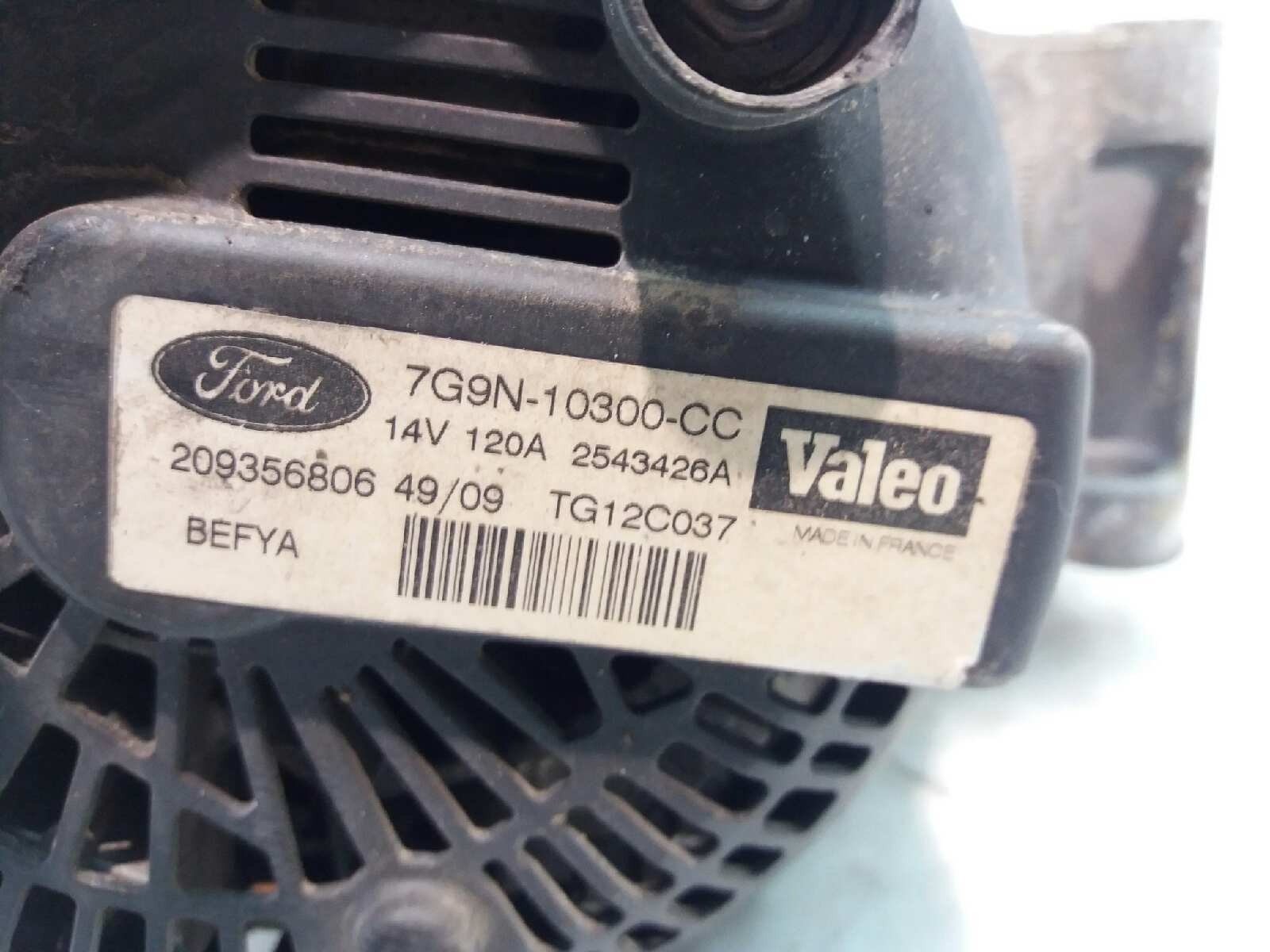 FORD Fiesta 5 generation (2001-2010) Alternator 1685794 18665032