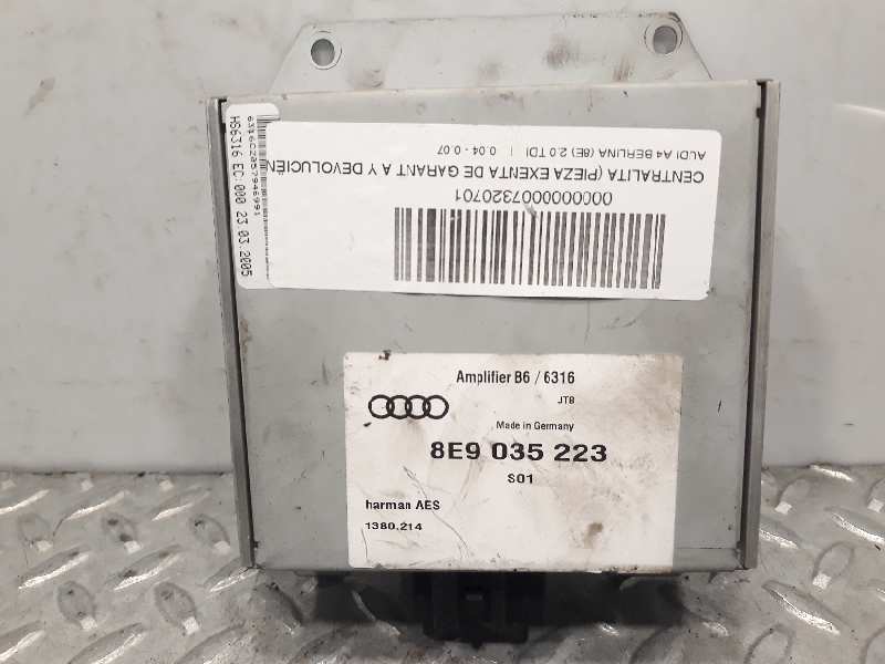 AUDI A4 B7/8E (2004-2008) Anden del 8E9035223 24766111