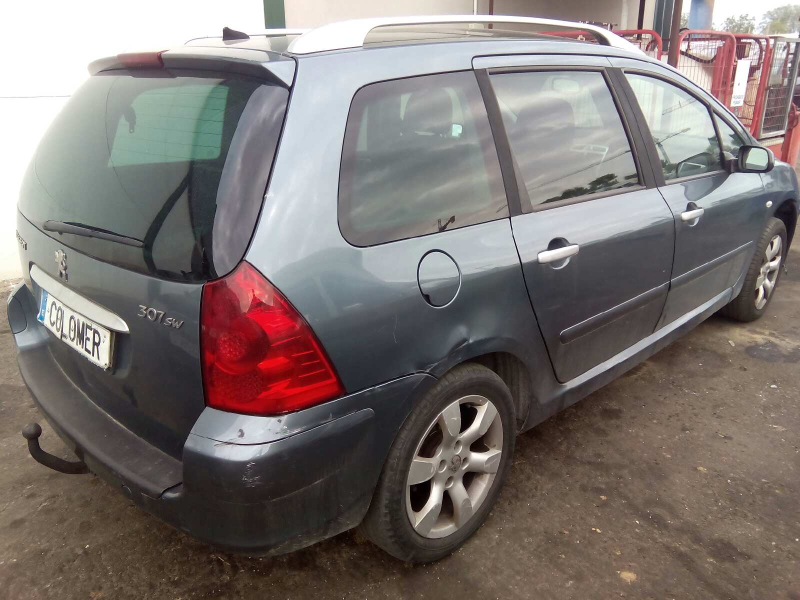 PEUGEOT 307 1 generation (2001-2008) Rear left door window lifter 9223A0 18590717