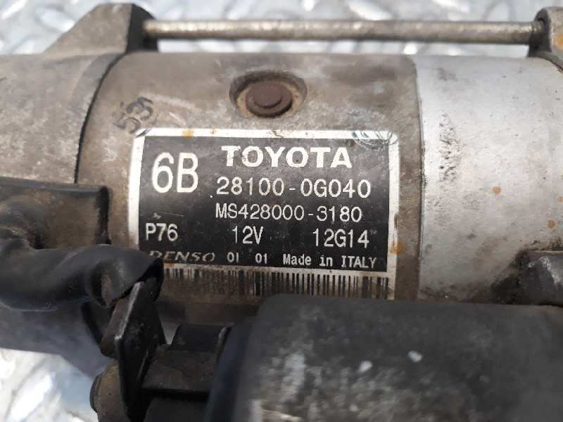 TOYOTA Avensis 2 generation (2002-2009) Starter Motor 281000G040,MS4280003180 22525170