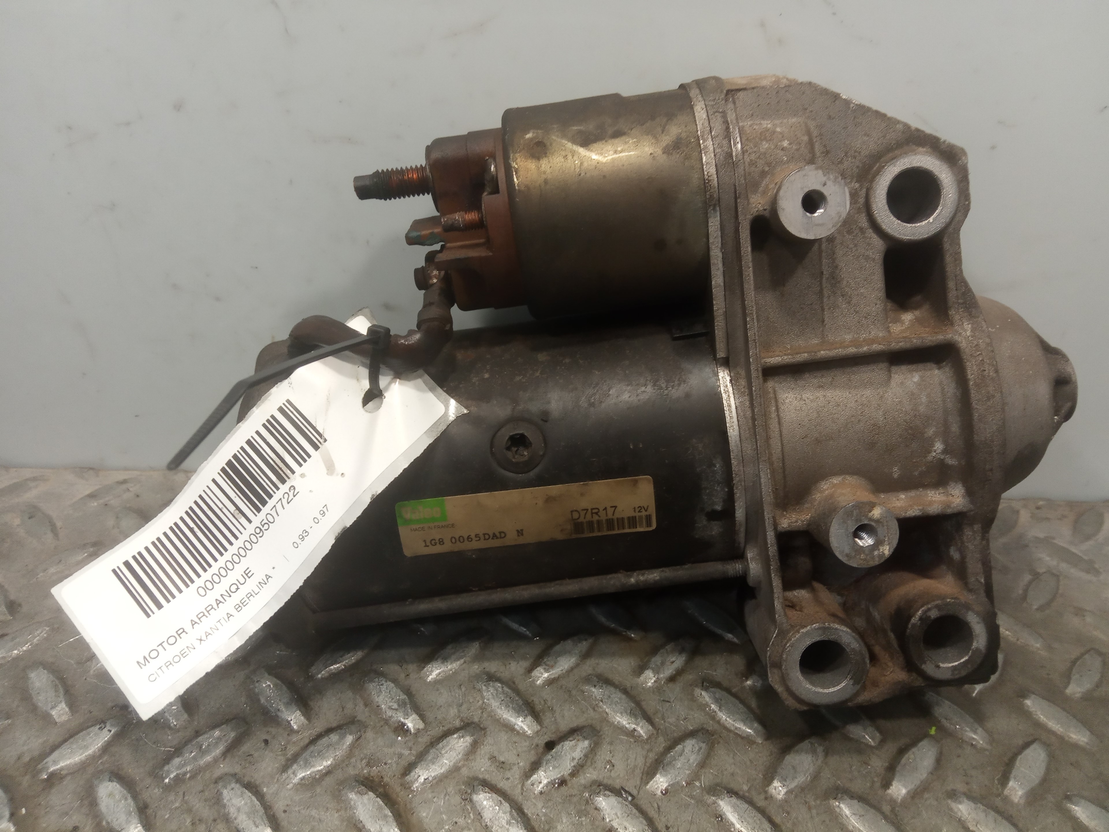 OPEL Xsara 1 generation (1997-2004) Starter Motor D7R17 23689315