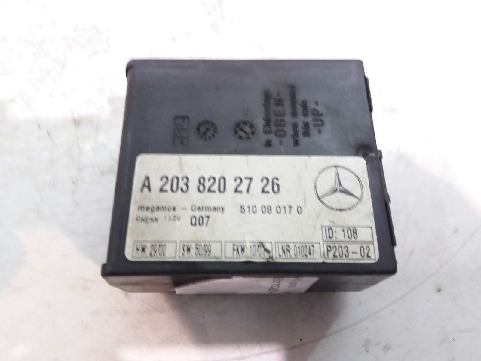 MERCEDES-BENZ C-Class W203/S203/CL203 (2000-2008) Другая деталь A2038202726 24774006