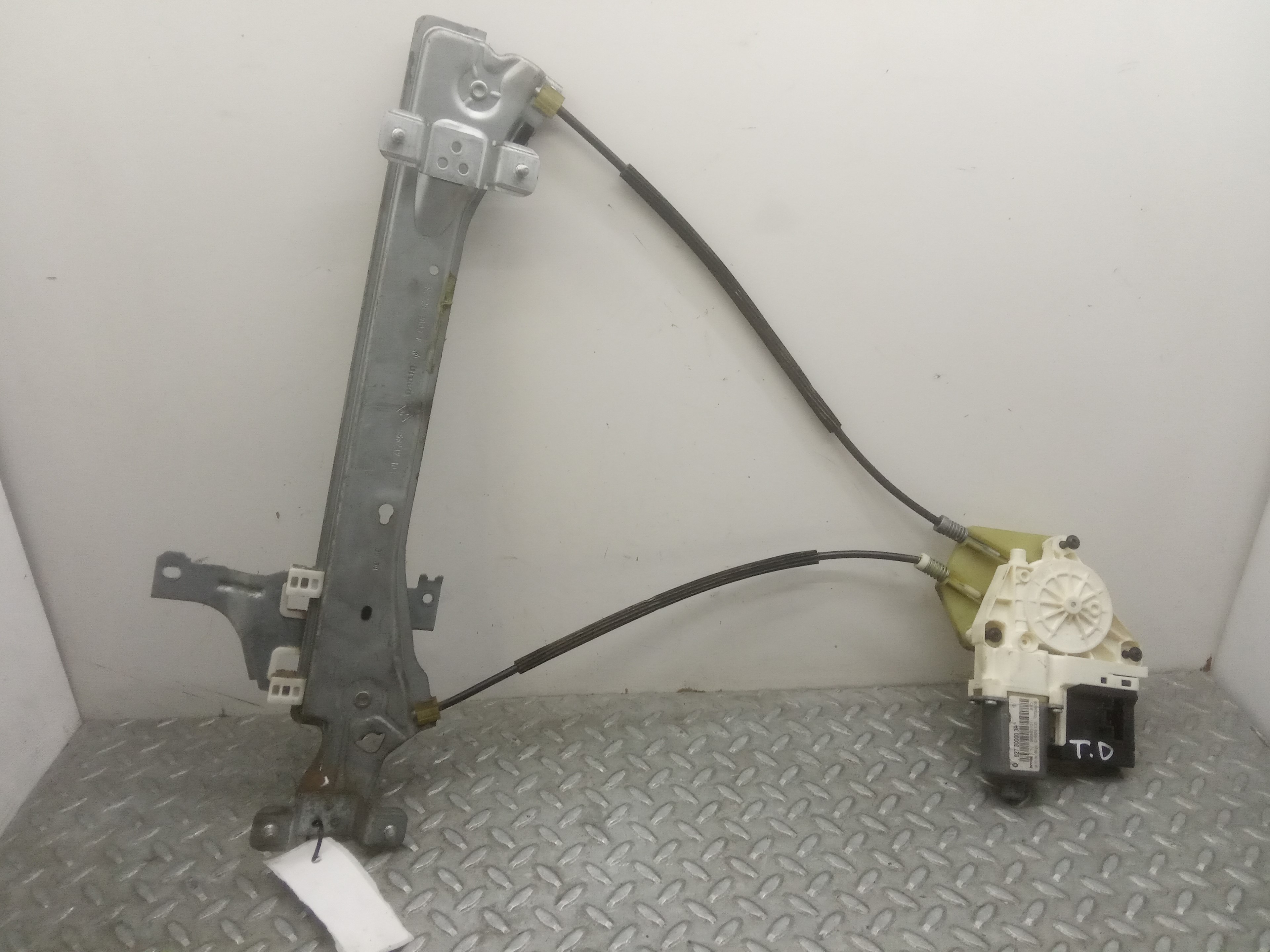 RENAULT Megane 3 generation (2008-2020) Rear Right Door Window Regulator 827300003R, 966363101 23694529