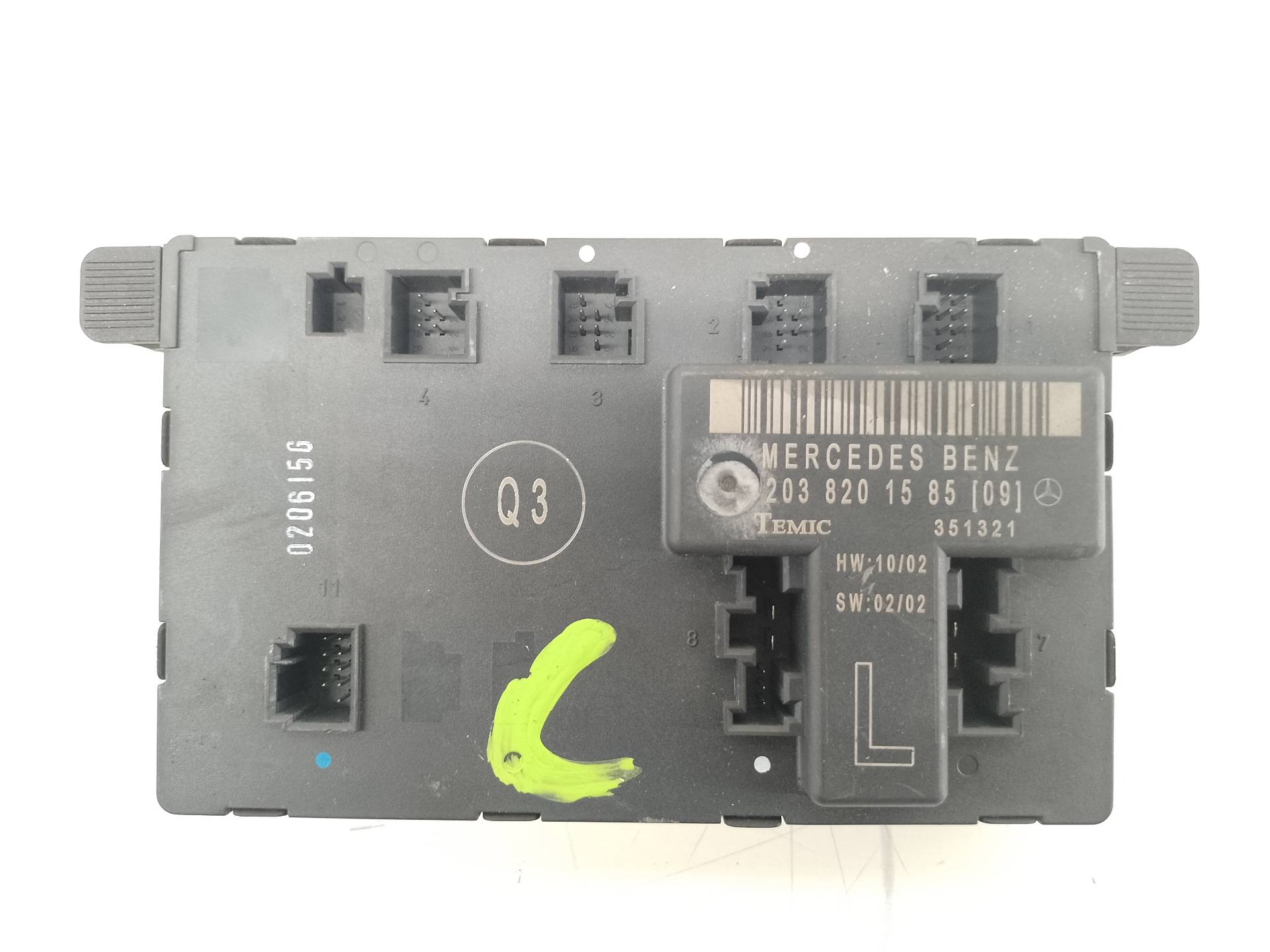 MERCEDES-BENZ C-Class W203/S203/CL203 (2000-2008) Other Control Units 2038201585 25391703