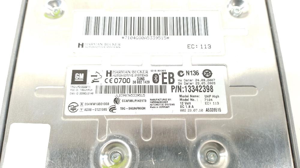 Switchboard engine uce A 17 DTR 13342398 de Opel Astra j (p10) 2009-2015 110 CV con 191749 km - pieza usada
