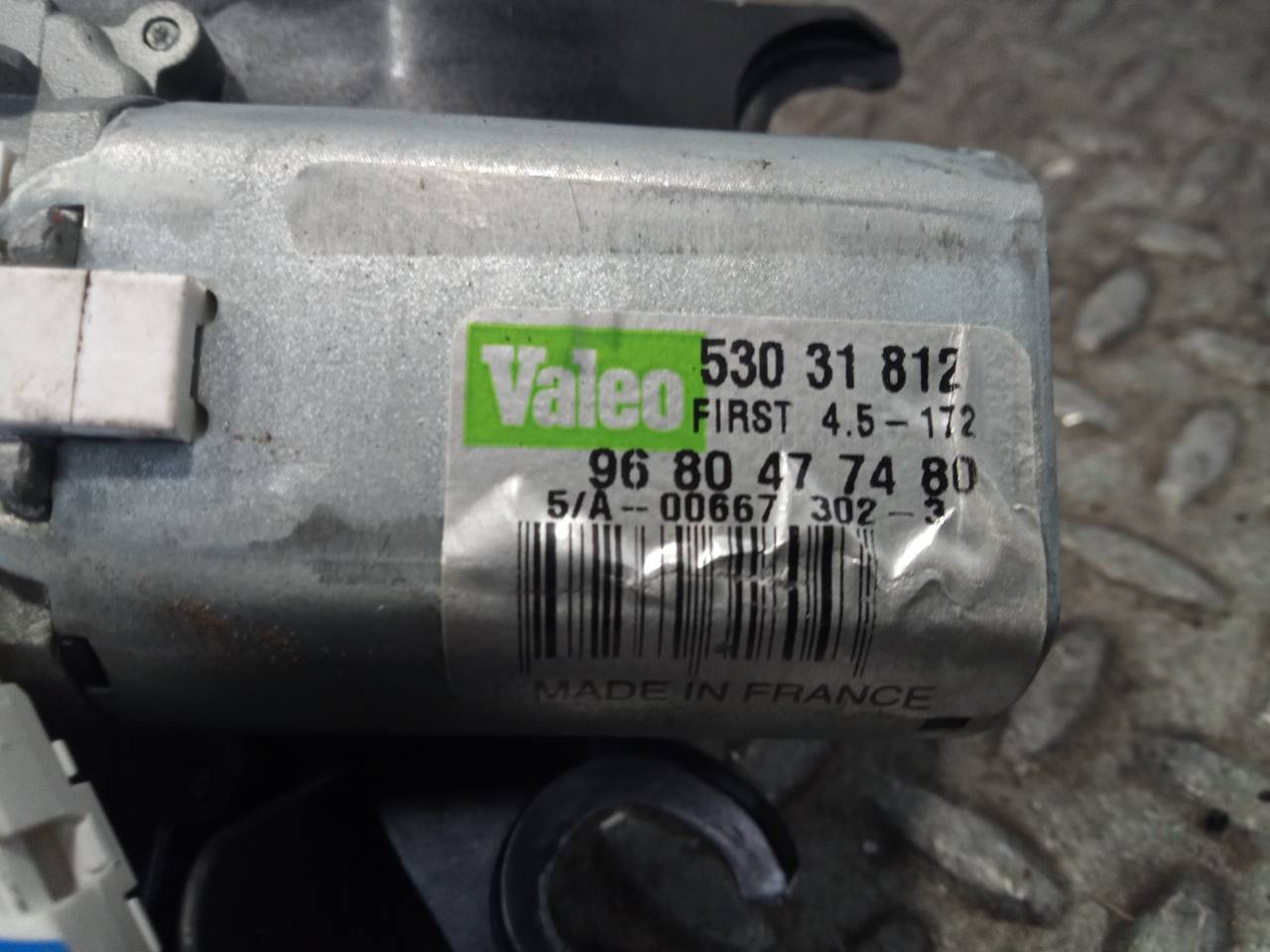 CITROËN C4 2 generation (2010-2024) Tailgate  Window Wiper Motor 9680477480,53031812 23708613