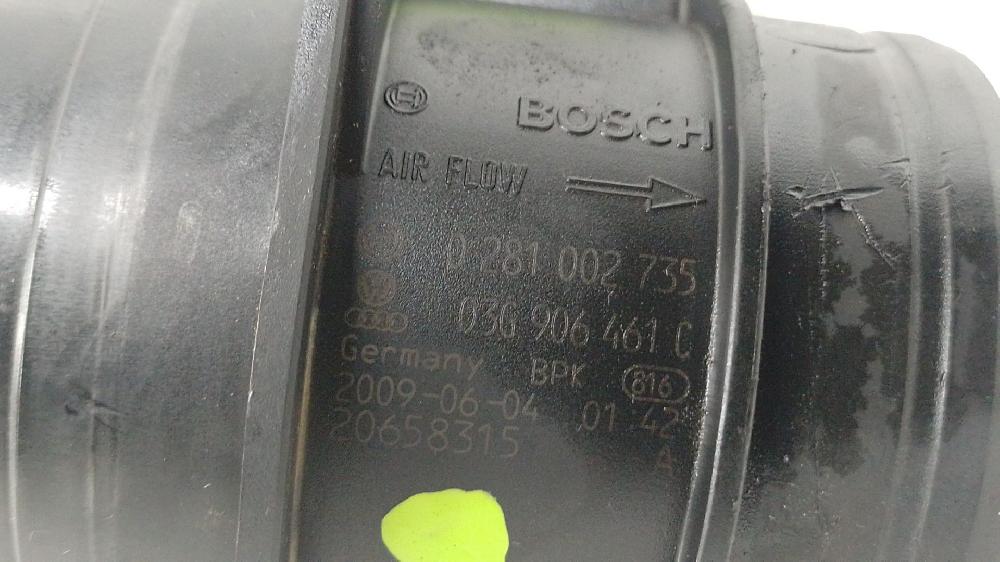 Caudalímetro CAGA 0281002735 de Audi A4 b8 (8k2) 2007-2012 143 CV con 343195 km - pieza usada