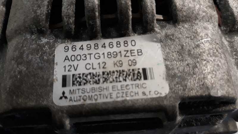 PEUGEOT 407 1 generation (2004-2010) Alternator 9649846880 18516409