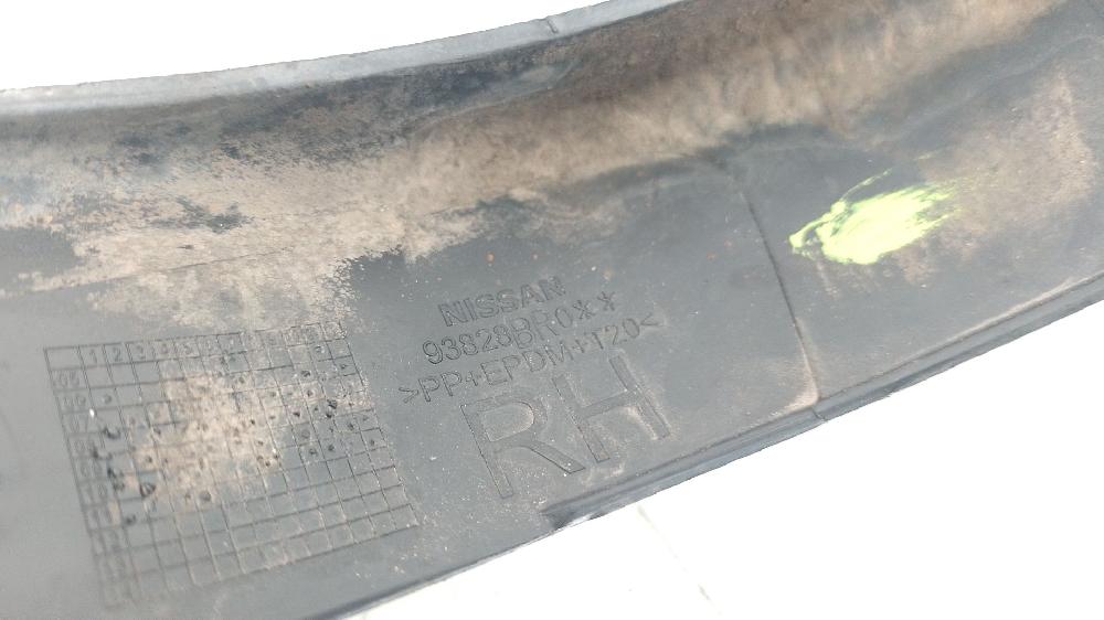 Aletín trasero derecho K9K 93828BR0 de Nissan Qashqai / qashqai +2 i (j10, nj10, jj10e) 2007-2013 110 CV con 239397 km - pieza usada