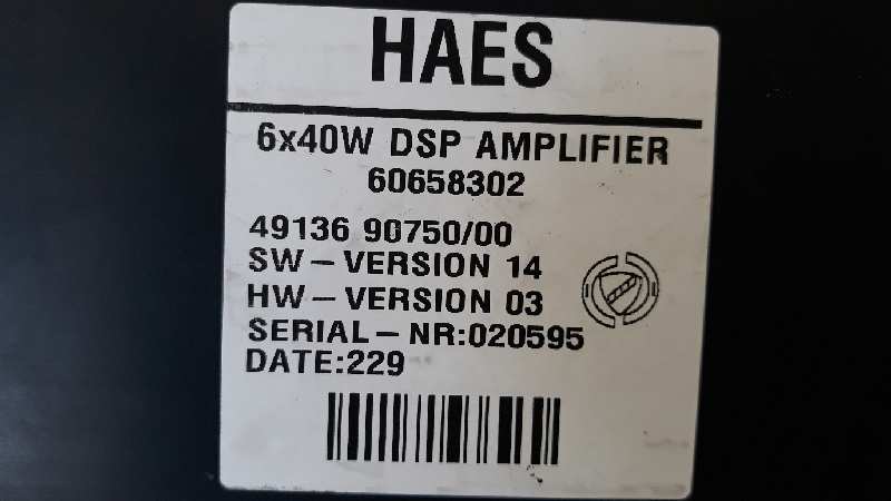 Amplificador sonido 841G000 0055190659 de Alfa romeo 166 (936_) 1998-2000 175 CV con 1 km - pieza usada
