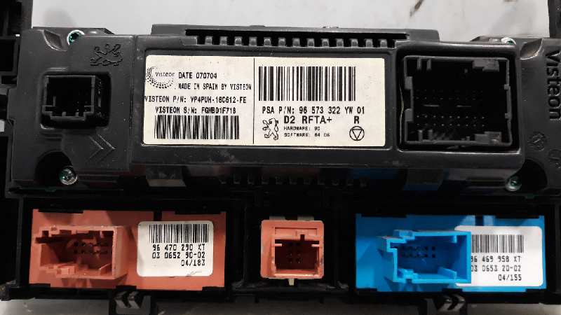 PEUGEOT 407 1 generation (2004-2010) Climate  Control Unit 96573322 18706106