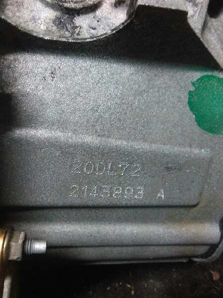 Caja de cambios WJZ 20DL72 de Peugeot 206 hatchback (2a/c) 1998-2010 69 CV con 1 km - pieza usada