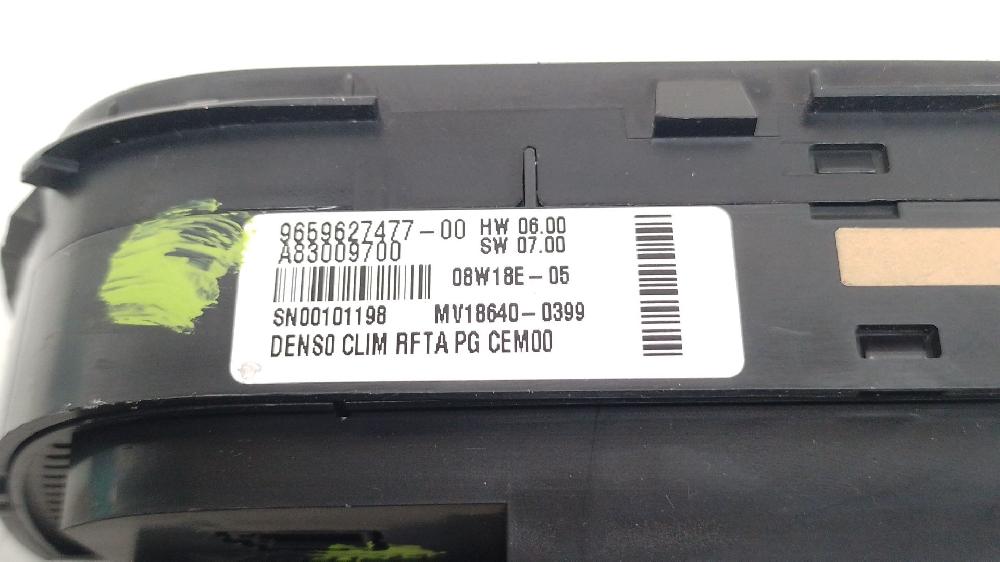 Mando del climatizador RHJ 9659627477 de Citroen C4 picasso i monospace (ud_) 2009-2013 140 CV - pieza usada
