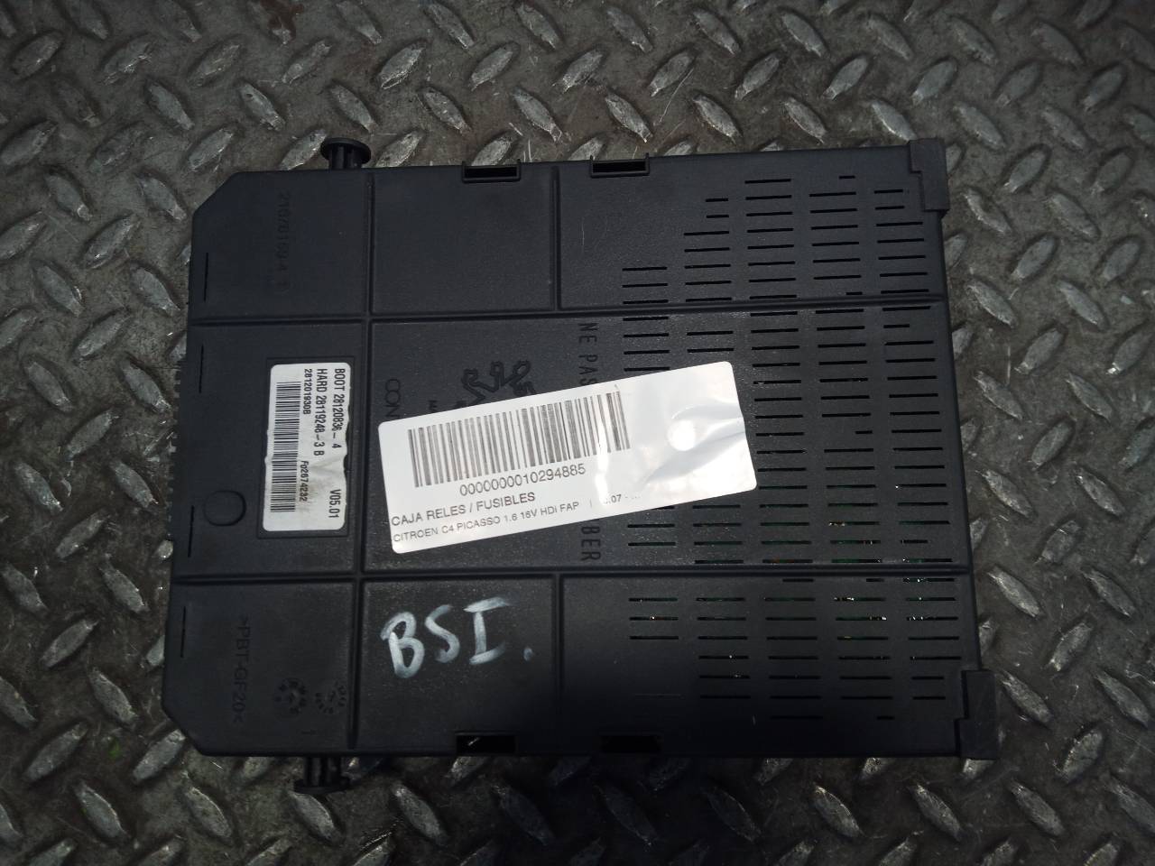 CITROËN C4 Picasso 1 generation (2006-2013) Fuse Box 96640590800R, 281208364, 281192483B 23253617