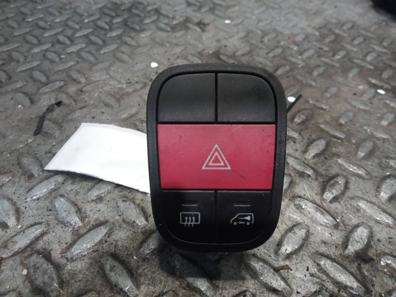 PEUGEOT Bipper 1 generation (2008-2020) Hazard button T098 23372831