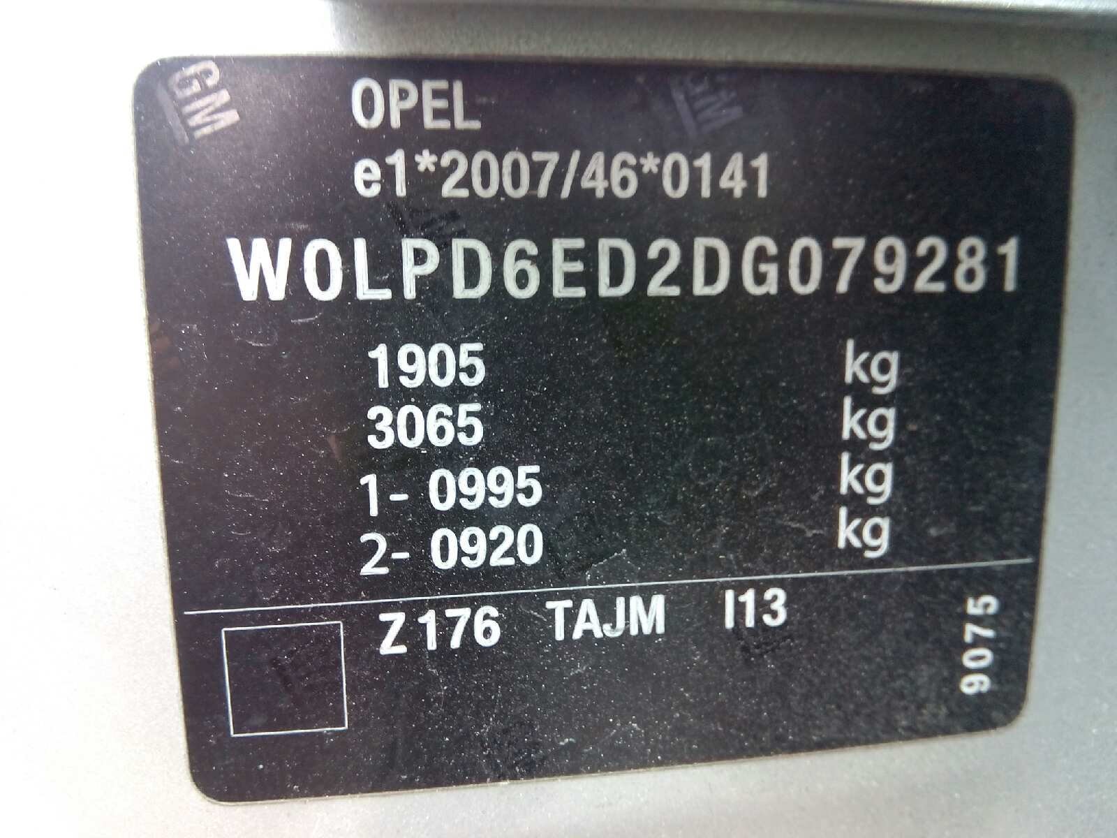 OPEL Astra J (2009-2020) Galinio dangčio (bagažinės) valytuvo varikliukas 13395013 18623394