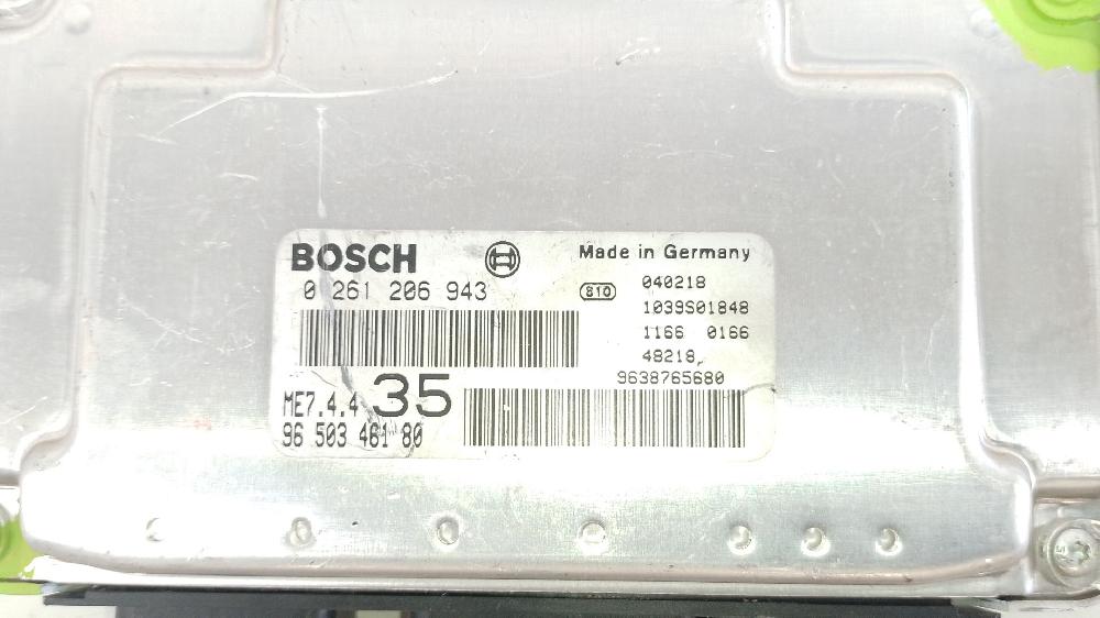 Centralina check control NFU 0261206943 de Peugeot 307 (3a/c) 2004-2009 109 CV con 1 km - pieza usada