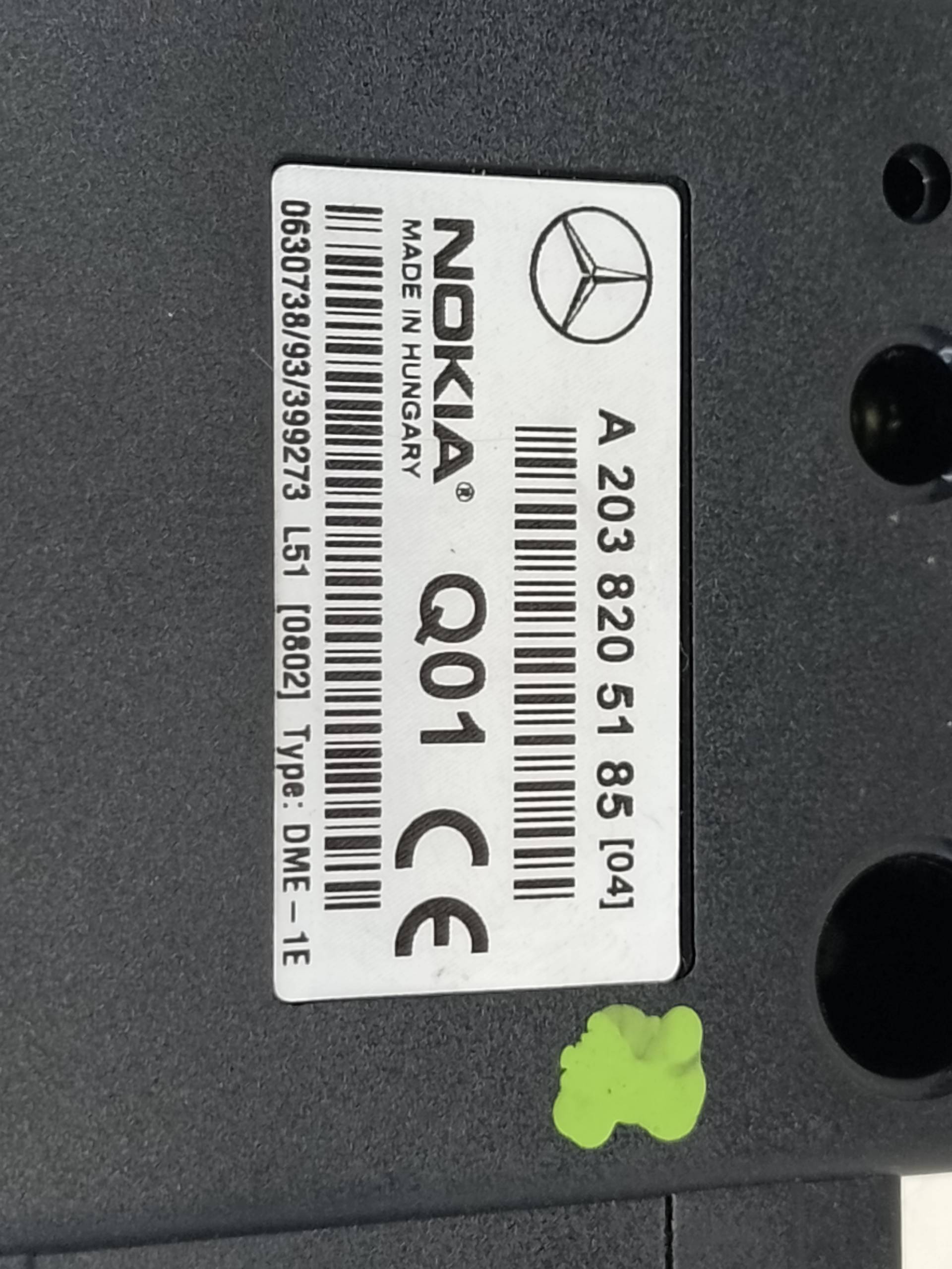 MERCEDES-BENZ C-Class W203/S203/CL203 (2000-2008) Alte unități de control A2038205185 25411562