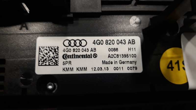 AUDI A7 C7/4G (2010-2020) Pегулятор климы 4G0820043AB 18778944