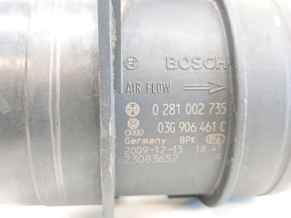 Caudalímetro CAGA,CJCA,CMEA,CMFA 0281002735 de Audi A4 b8 (8k2) 2007-2012 143 CV - pieza usada