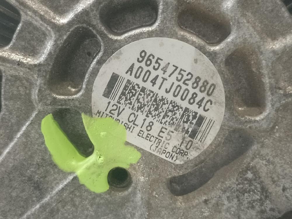 Alternador RHR 9654752880 de Peugeot 407 (6d_) 2004-2010 - pieza usada