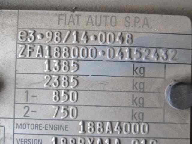 FIAT Punto 3 generation (2005-2020) Starter Motor 63101015 18539772