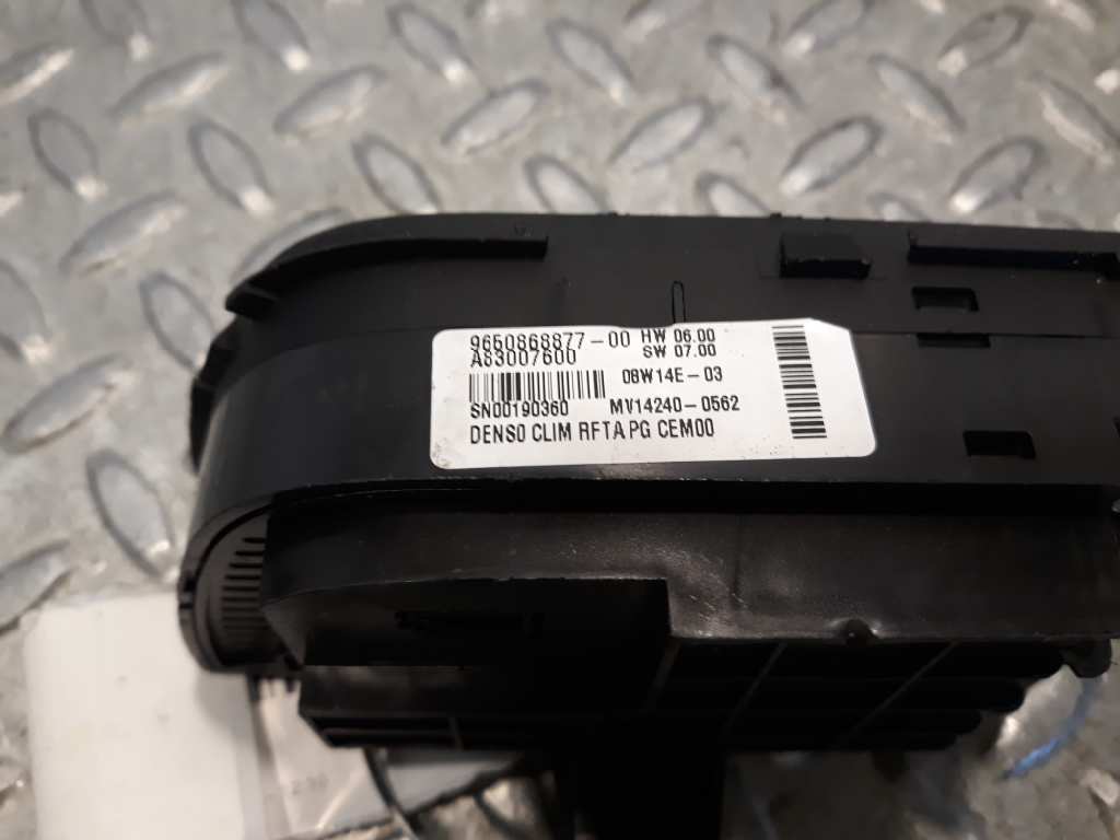 CITROËN C4 Picasso 1 generation (2006-2013) Climate  Control Unit 9650868877 23288997