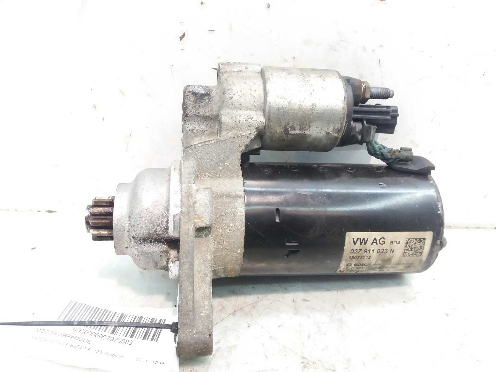 SKODA Octavia 2 generation (2004-2013) Starter Motor 02Z911023F 18679066