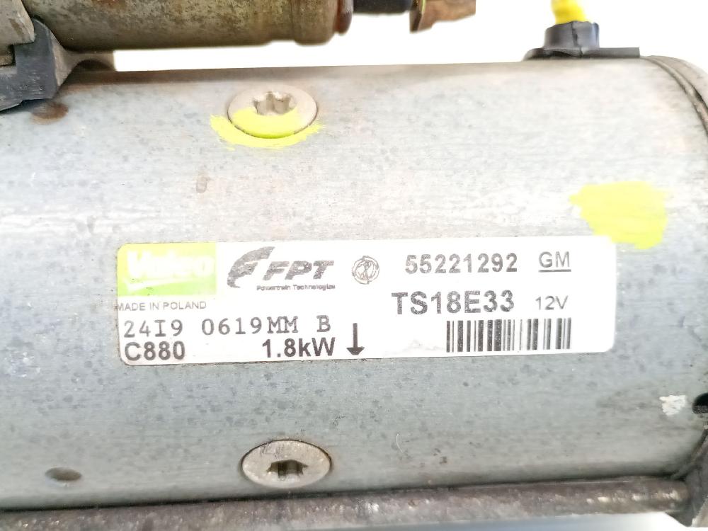 Motor arranque A13DTC 55221292 de Opel Corsa d (s07) 2011-2014 75 CV con 270196 km - pieza usada