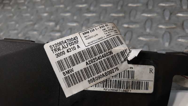 Airbag de cortina trasero derecho 398D1 A28254048036 de Bmw Serie 7 (e38) 1994-2001 238 CV con 1 km - pieza usada