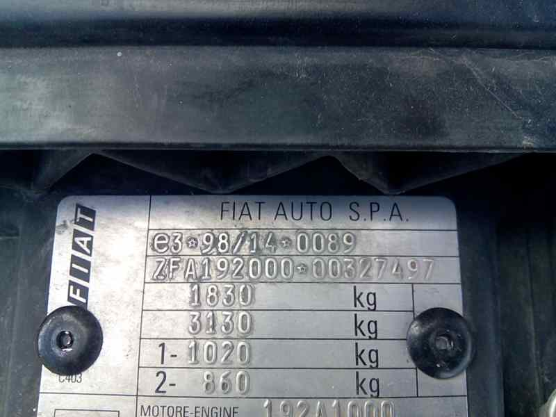 FIAT Stilo 1 generation (2001-2010) Other Control Units 0281011421 18576700