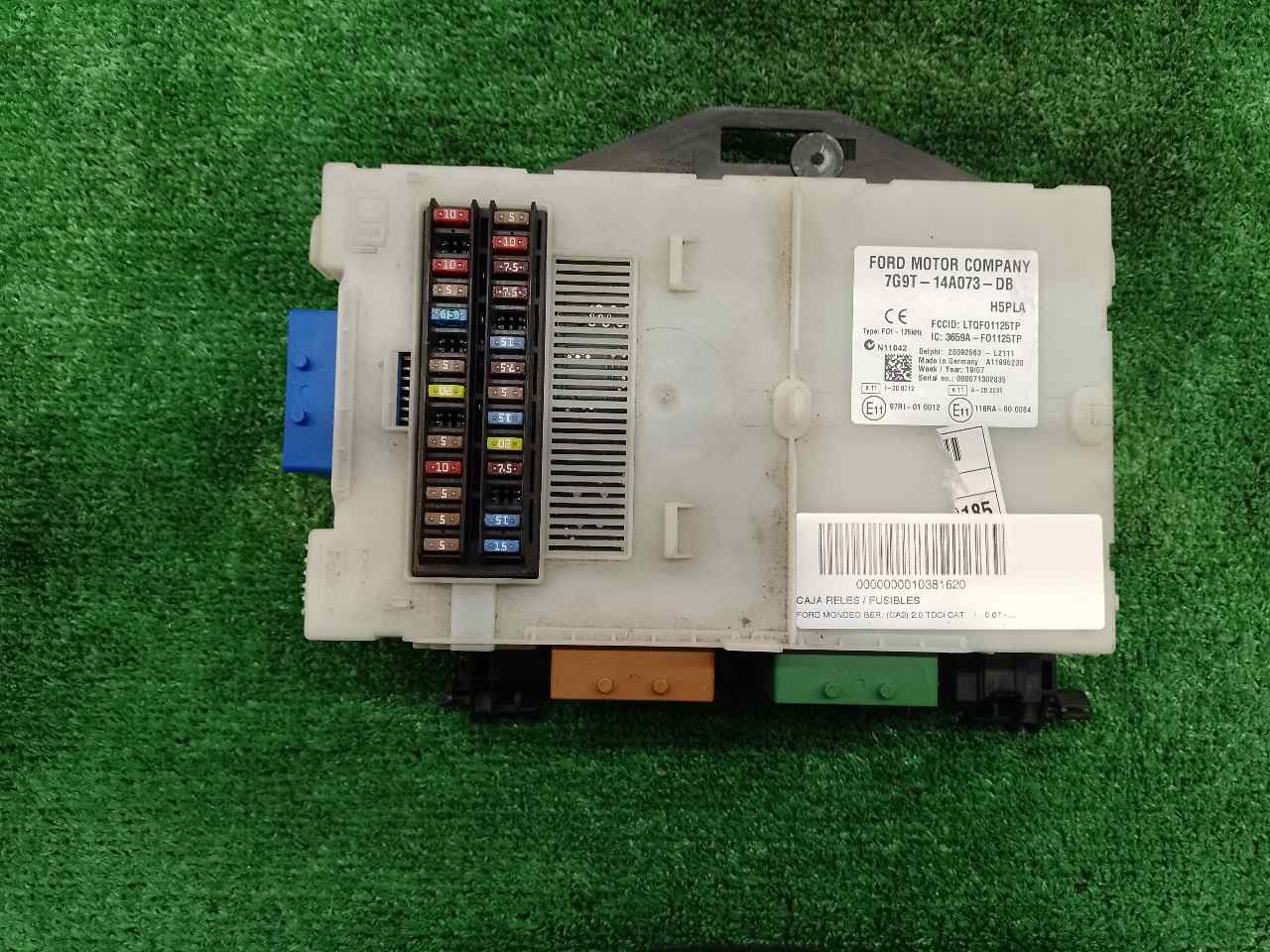FORD Mondeo 4 generation (2007-2015) Fuse Box 7G9T14A073DB, 3659AF01125TP 23993215
