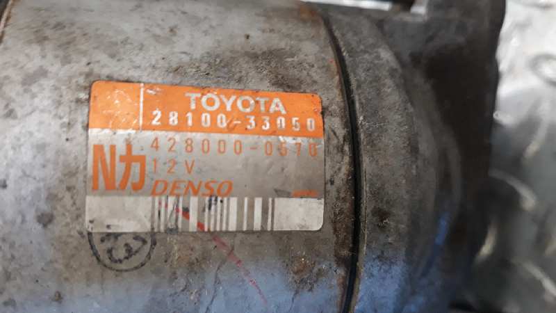 TOYOTA Yaris 1 generation (1999-2005) Стартер 2810033050 18527983