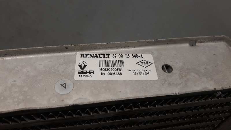 RENAULT Megane 2 generation (2002-2012) Радиатор интеркулера 8200115540A 23289559
