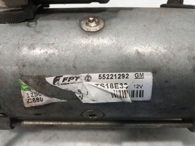 Motor arranque A13DTE 55221292 de Opel Astra j (p10) 2009-2015 95 CV con 91735 km - pieza usada