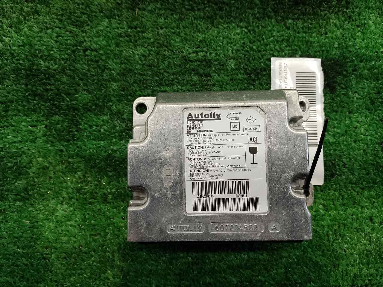 RENAULT Laguna 3 generation (2007-2015) SRS Control Unit 610901600, 610901000B, 285586520R 24258751