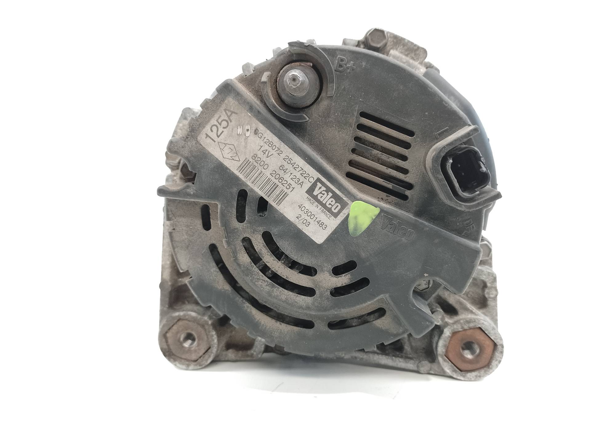 RENAULT Laguna 2 generation (2001-2007) Alternator 8200206251 25584548