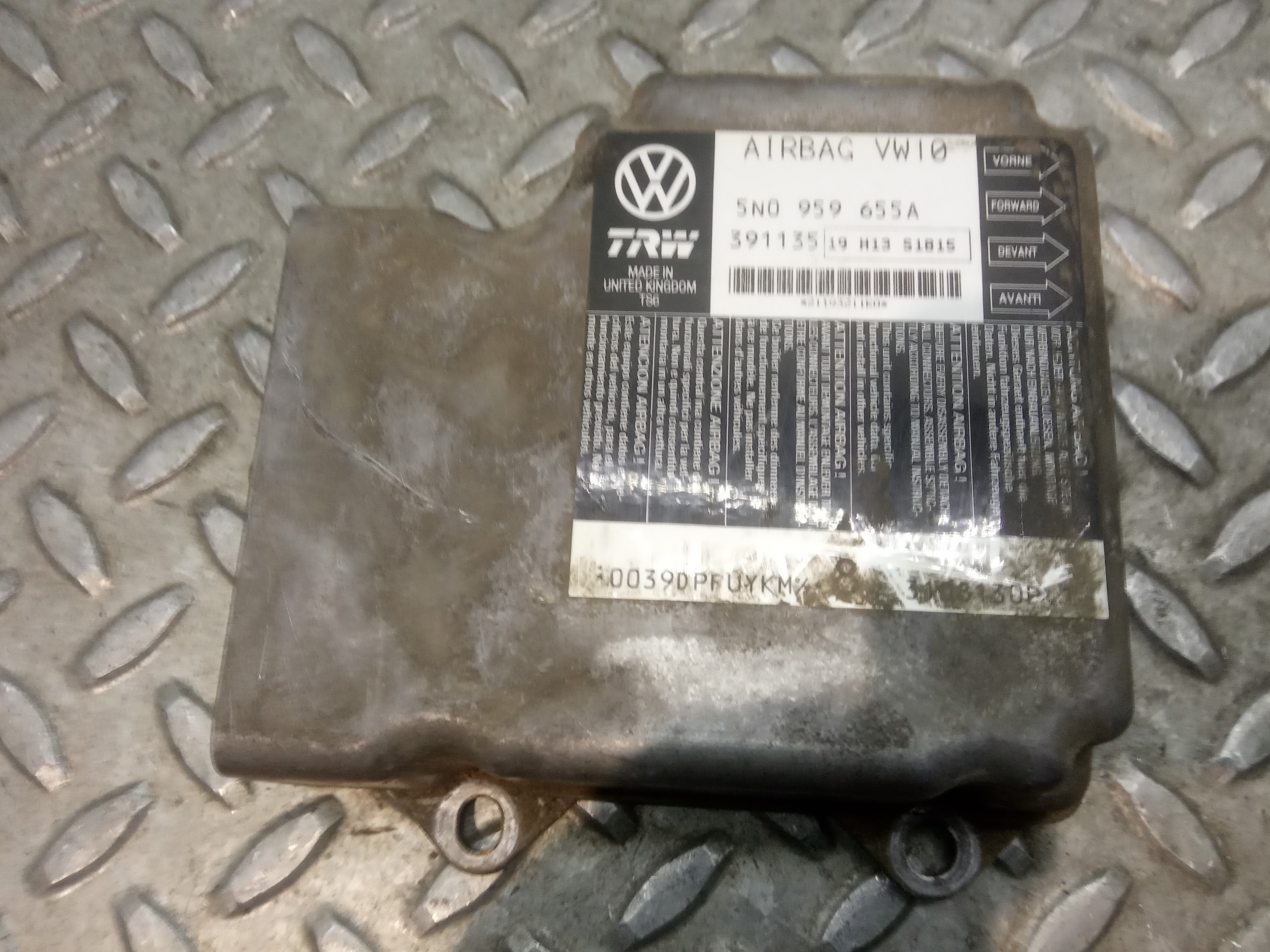 VOLKSWAGEN Passat Variant 1 generation (2010-2024) SRS Control Unit 5N0959655A, 391135 23280678