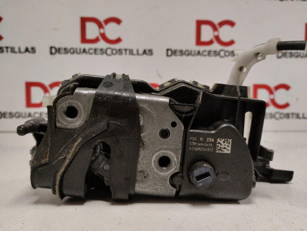 Serrure avant droit BH01 16942678 de Peugeot 3008 2016-2018 120 CV con 115621 km - pieza usada