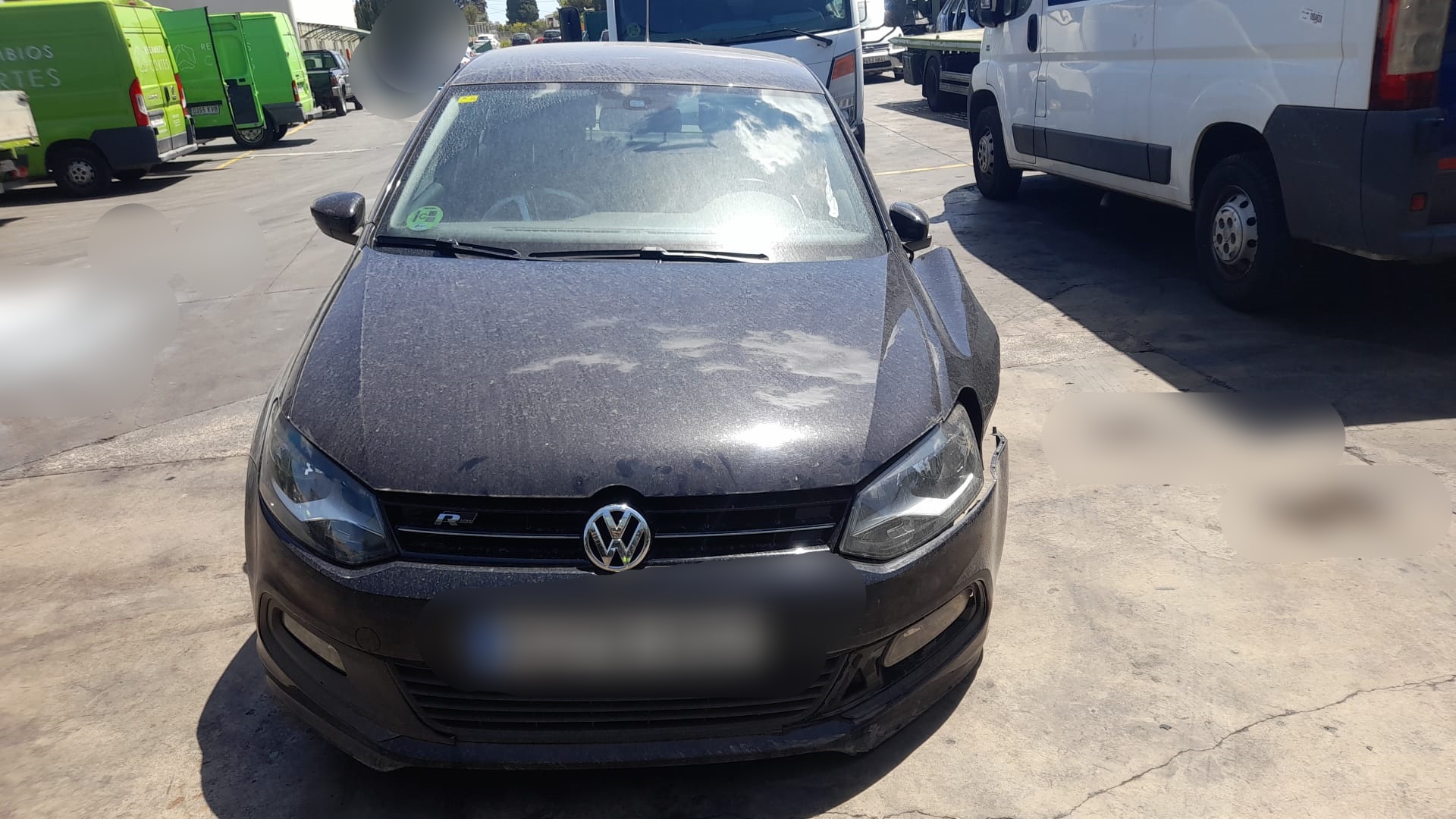 VOLKSWAGEN Polo 5 generation (2009-2017) Преден ляв фар за мъгла 6R0941061E 25177454