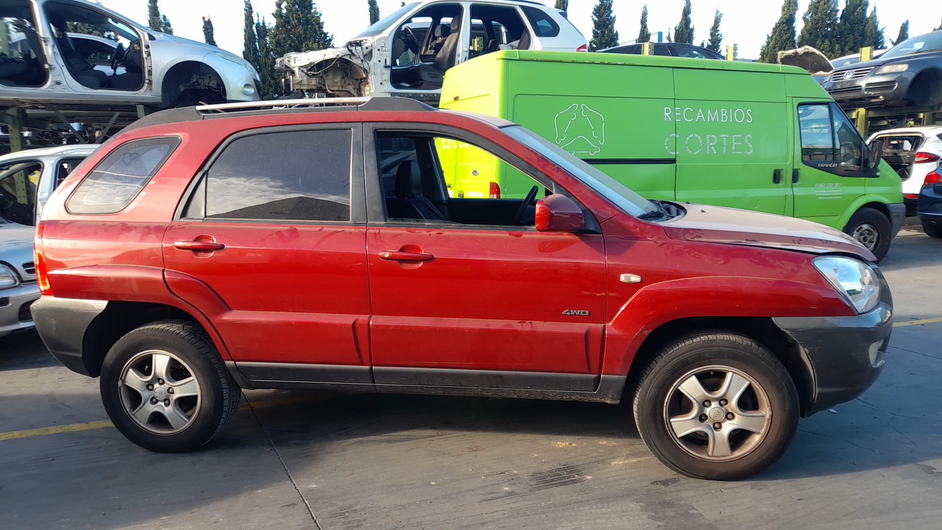 KIA Sportage 2 generation (2004-2010) Передняя правая дверь 760041F050 21813810