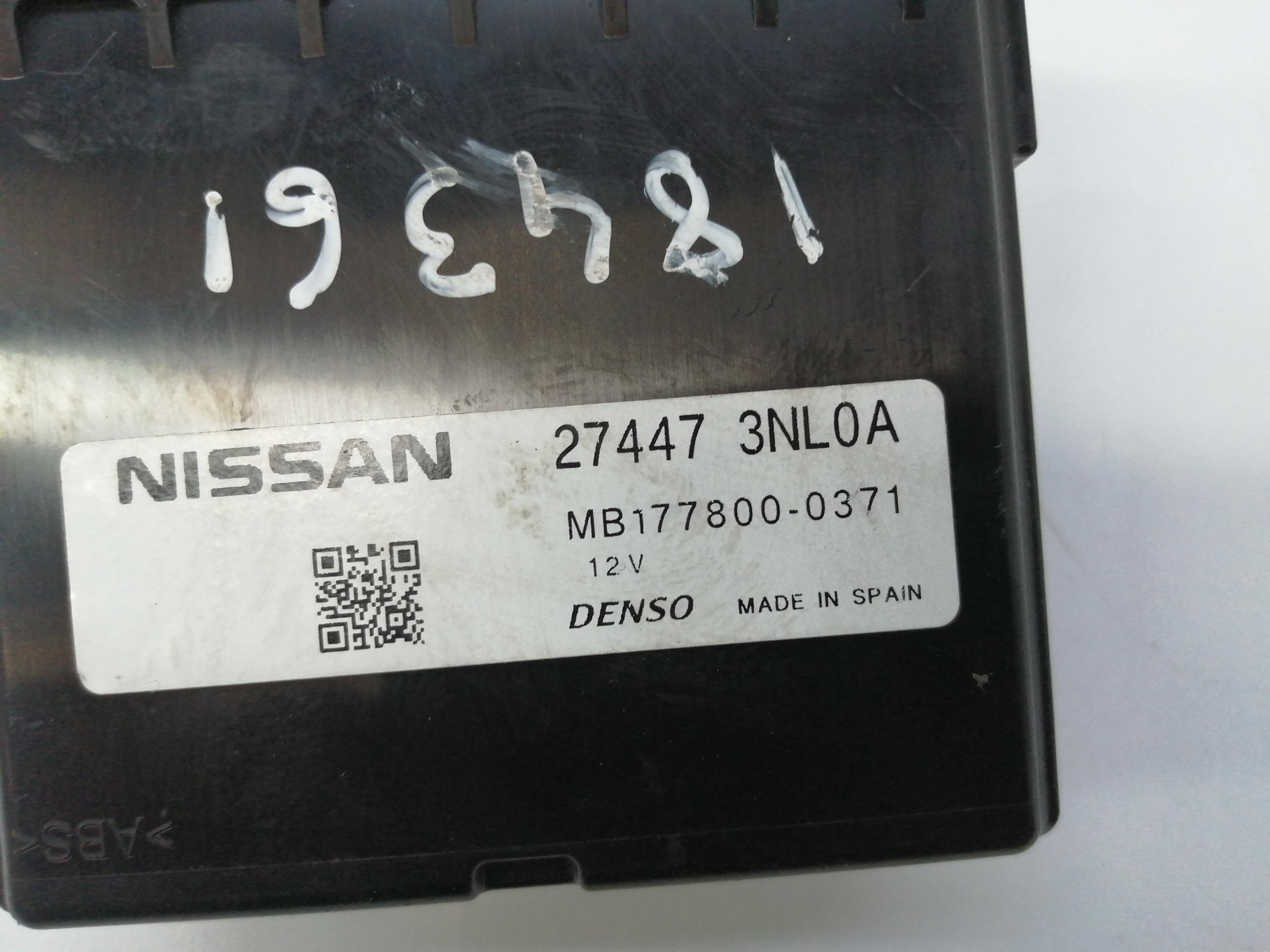 NISSAN Leaf 1 generation (2010-2017) Другие блоки управления 274473NL0A 25182108